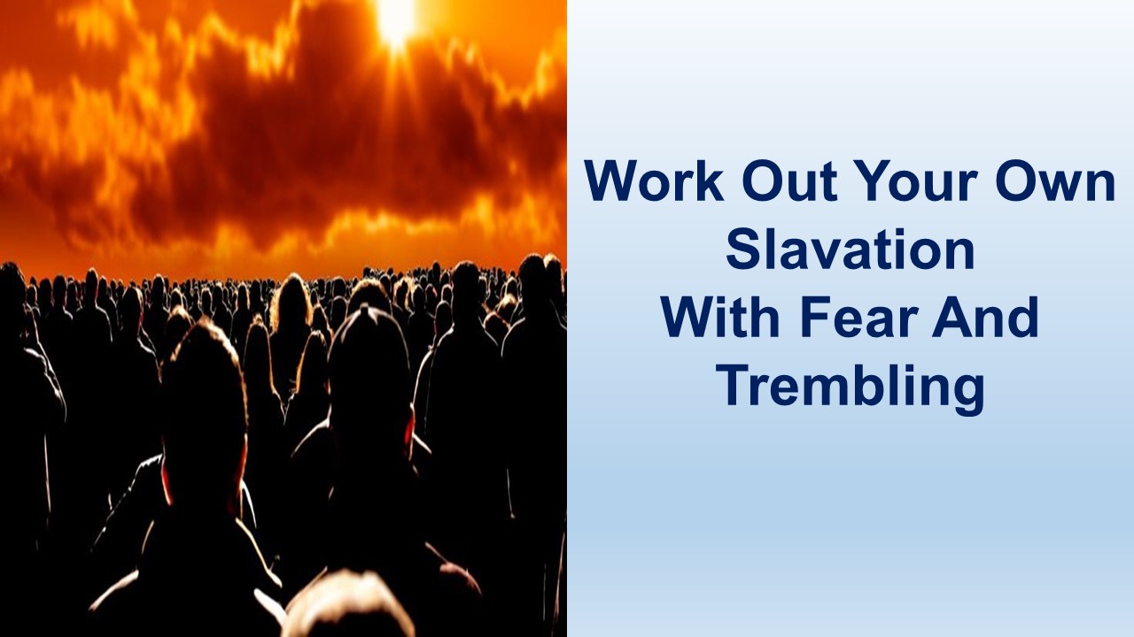 Work Out Your Own Salvation With Fear And Trembling – Philippians 2:1-30