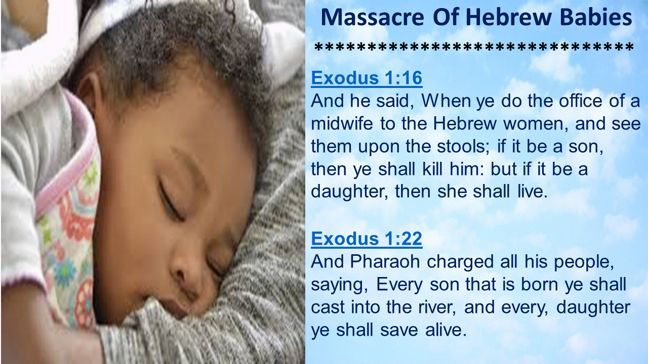 Massacre Of Hebrew Babies