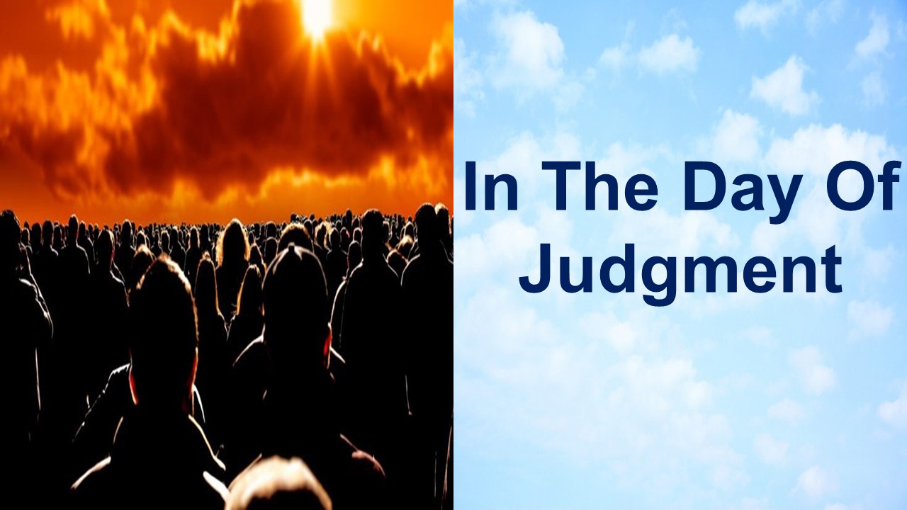 In The Day Of Judgment – St Mark – 6:1-56
