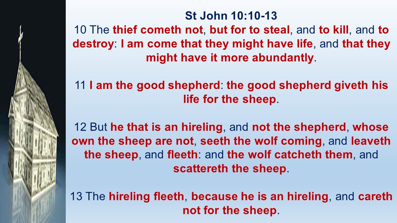 The 501c3 Pastors, Preachers, And Teachers Are Thieves And Hirelings And Don’t Care About The Sheep The Children Of Israel