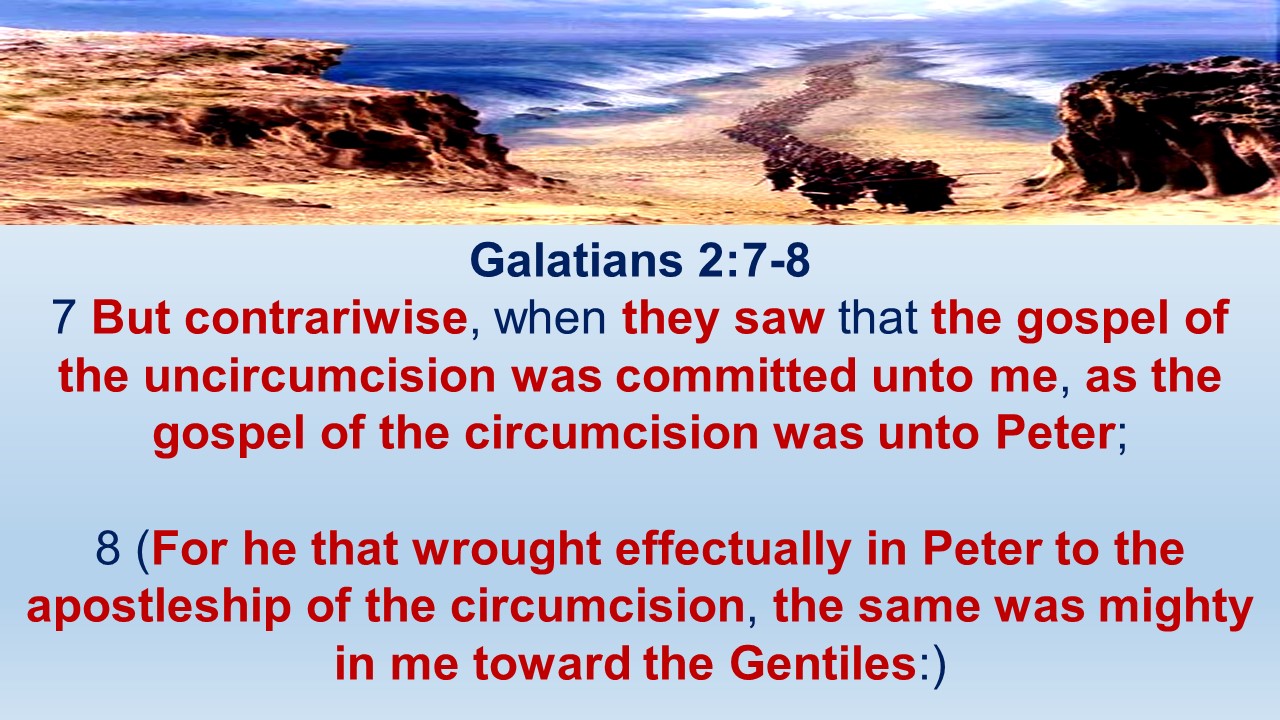 The Gospel Of The Uncircumcision And The Gospel Of The Circumcision Refers To The Two Kingdoms Of The Twelve Tribes Of The Children Of Israel